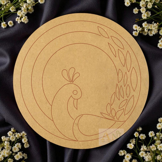 Peacock 9 MDF Premarked