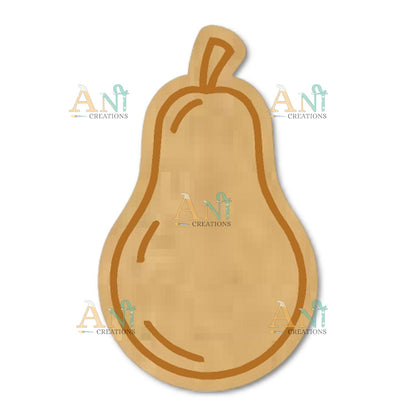 Pear 2 MDF Cutout