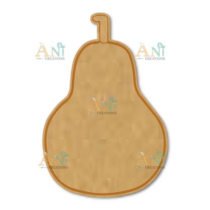 Pear 4 MDF Cutout
