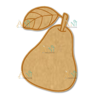 Pear 5 MDF Cutout