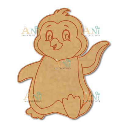 Penguins 10  MDF Cutout