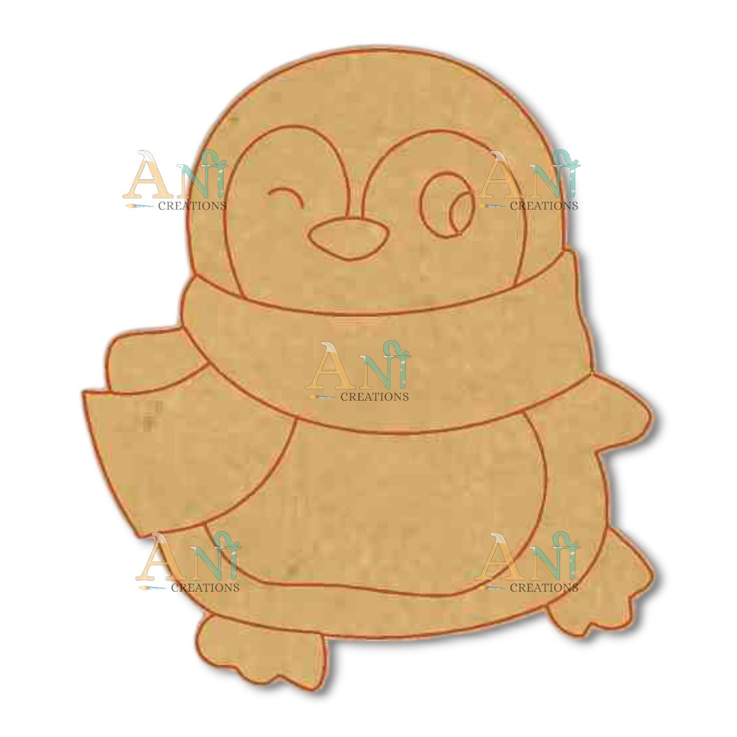 Penguins 14 MDF Cutout