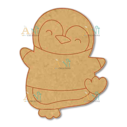 Penguins 15 MDF Cutout