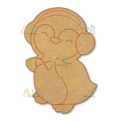 Penguins 18 MDF Cutout