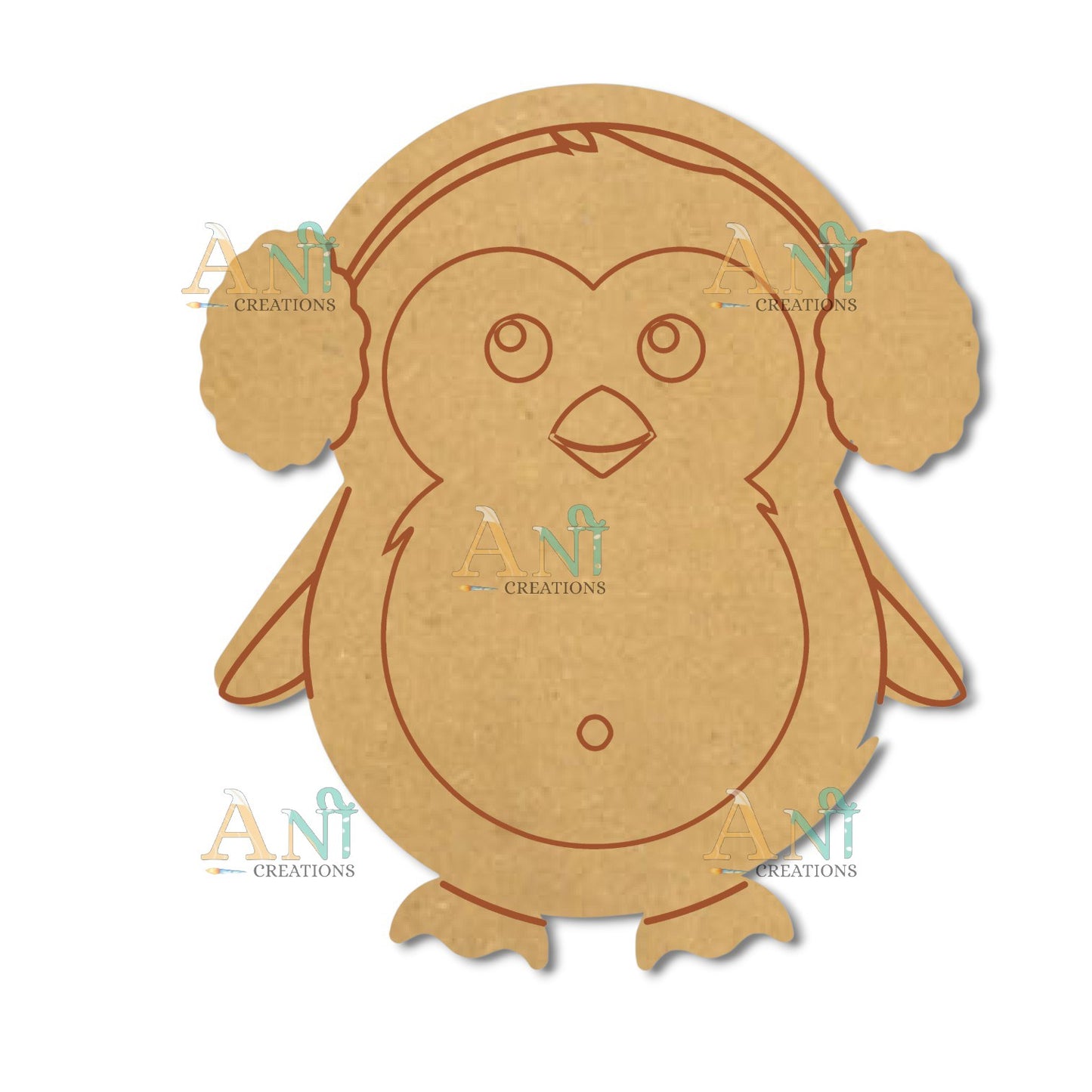 Penguins 2 MDF Cutout