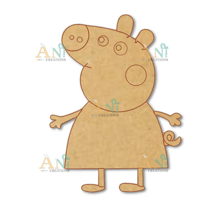 Peppa Pig 3  MDF Cutout