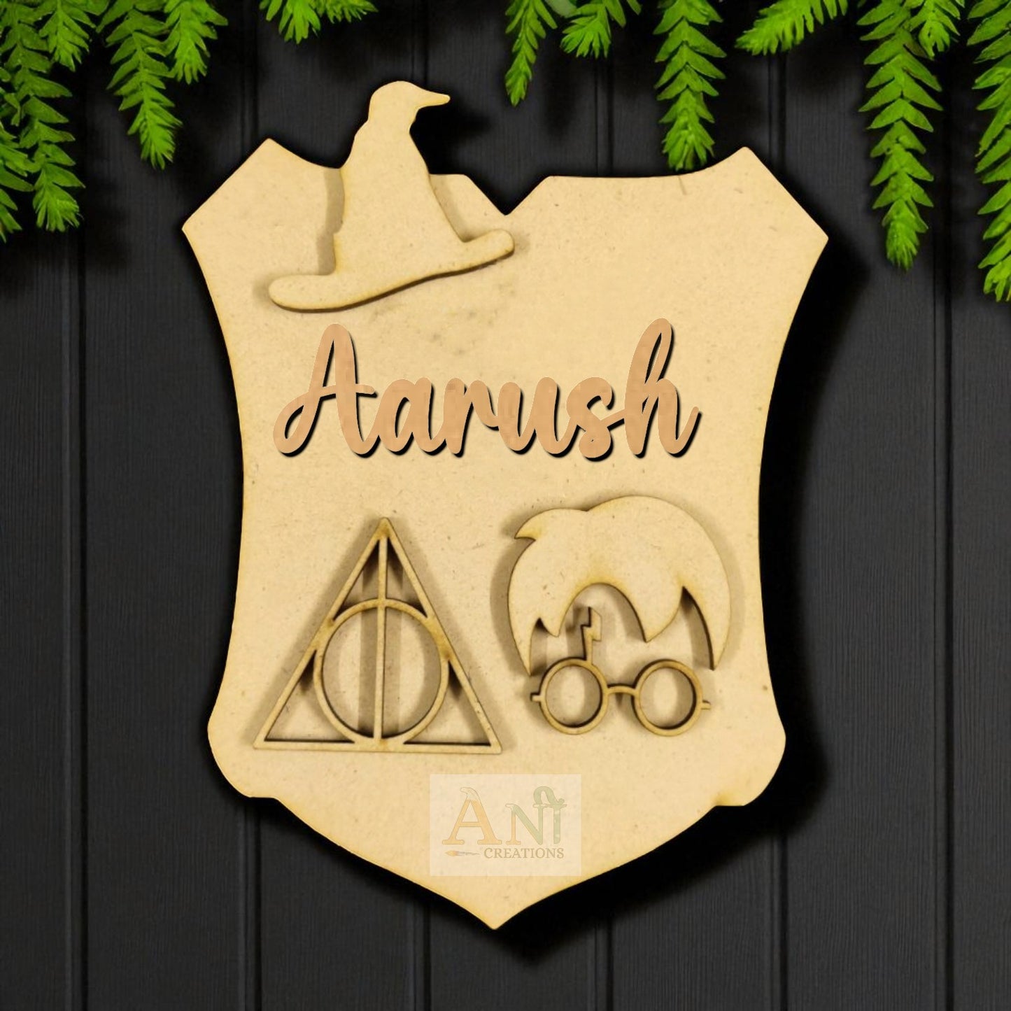 Harry Potter Name Plate