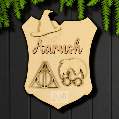 Harry Potter Name Plate