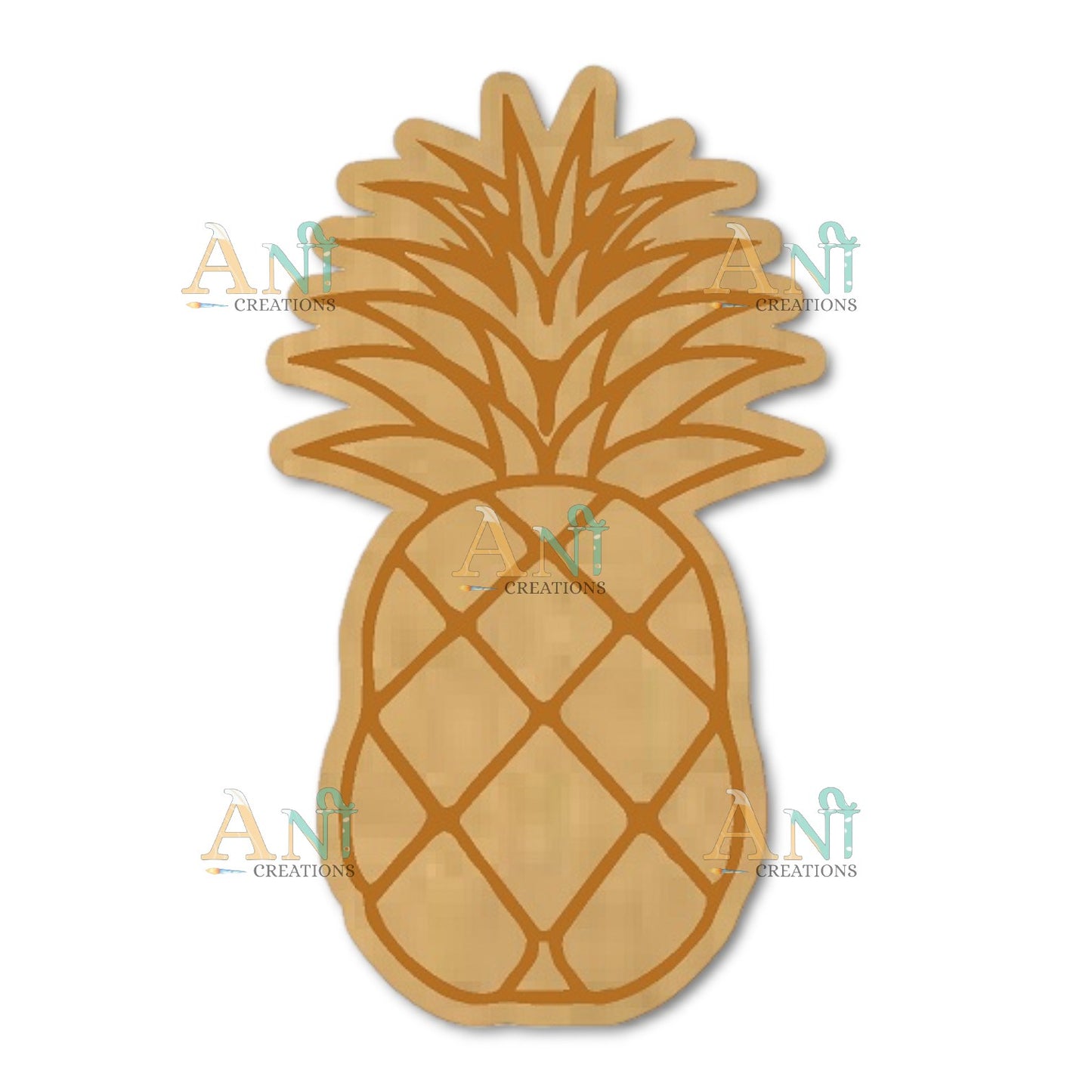 Pineapple 1 MDF Cutout
