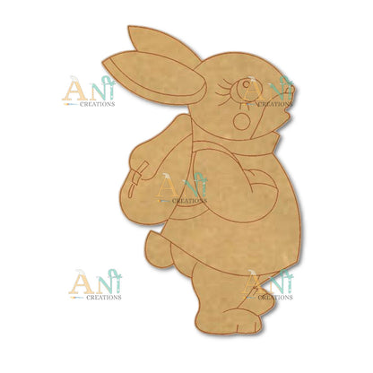 Rabbit 4  MDF Cutout