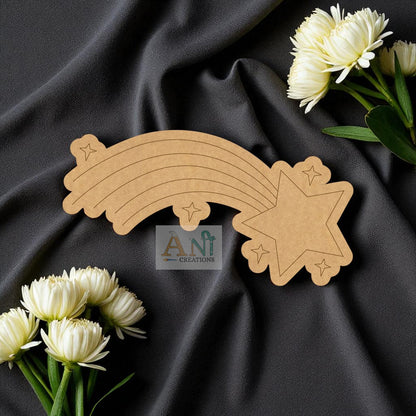 Rainbow Star Pre Marked 07 MDF Cutout