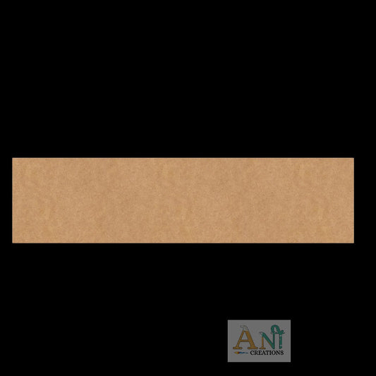 Rectangle Plank Cutout MDF Design 1