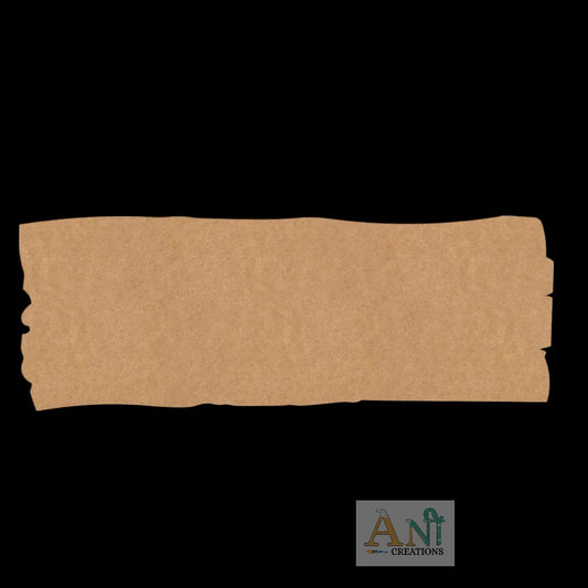 Rectangle Plank Cutout MDF Design 2