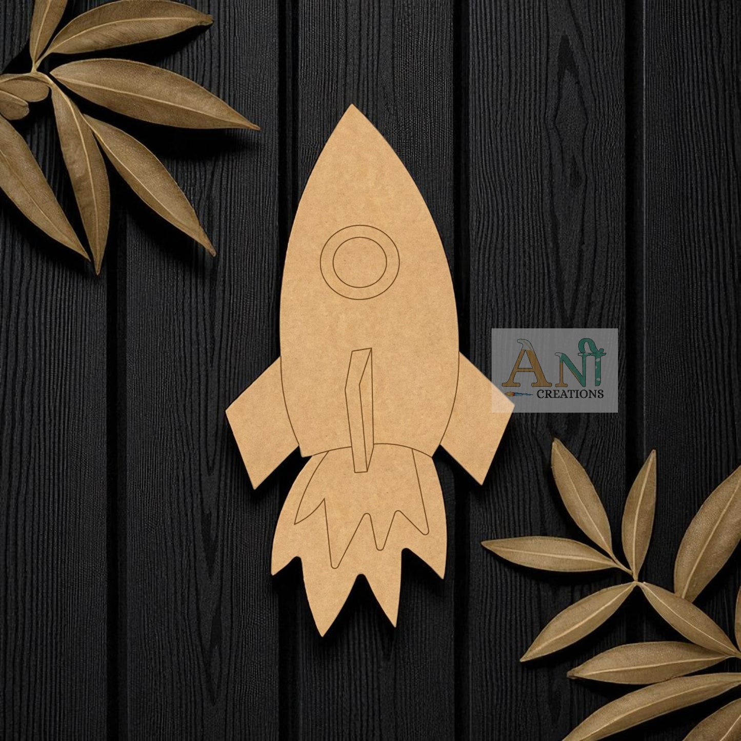 Rocket 02 MDF Cutout