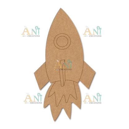 Rocket 02 MDF Cutout