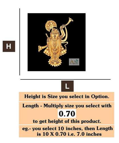 Shreenath ji 5 MDF Cutout