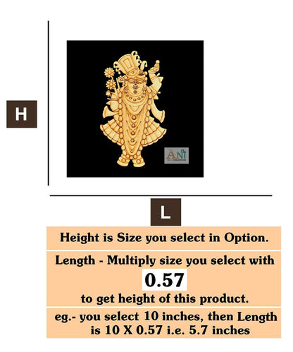 Shreenath ji 6 MDF Cutout