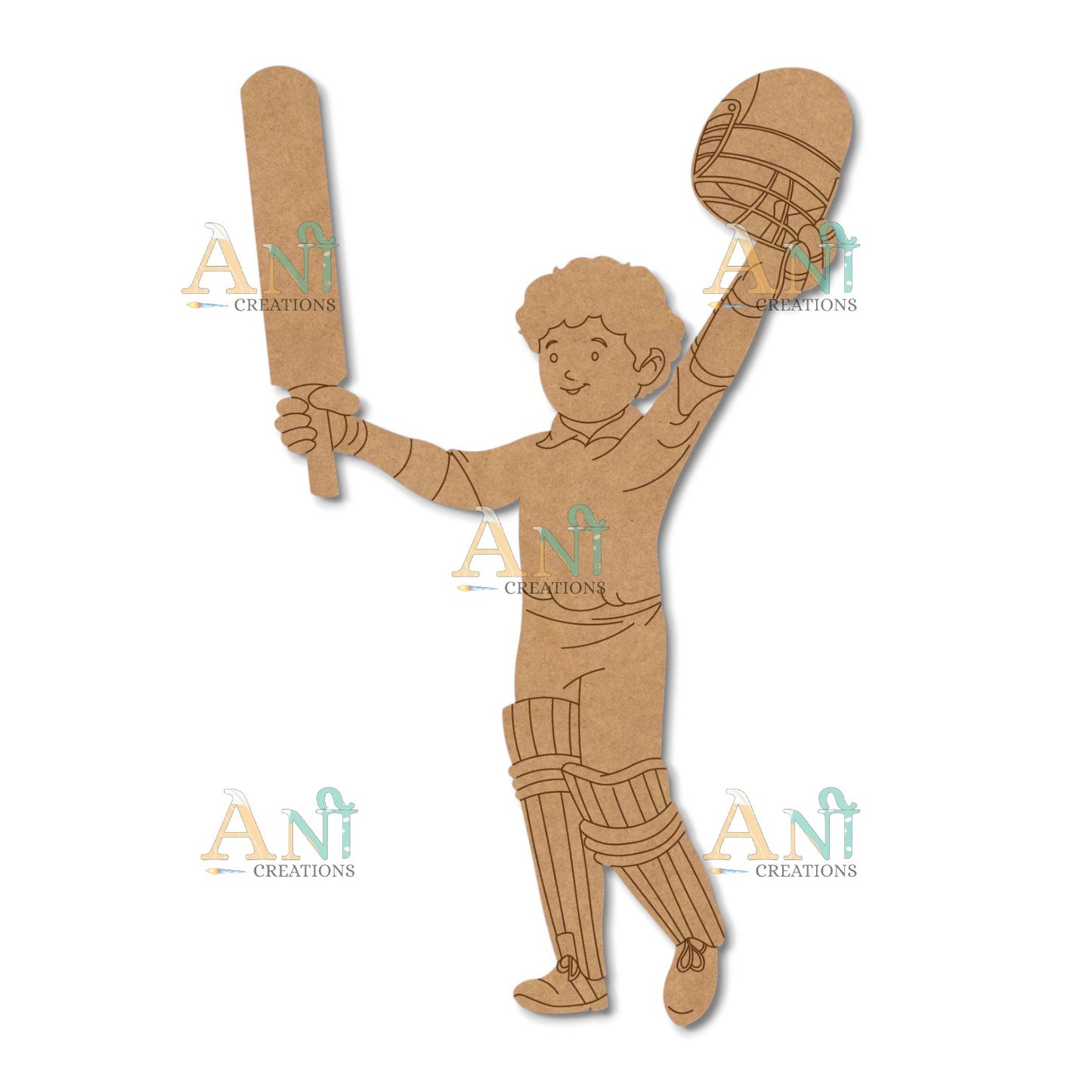 Sachin Tendulkar MDF Cutout