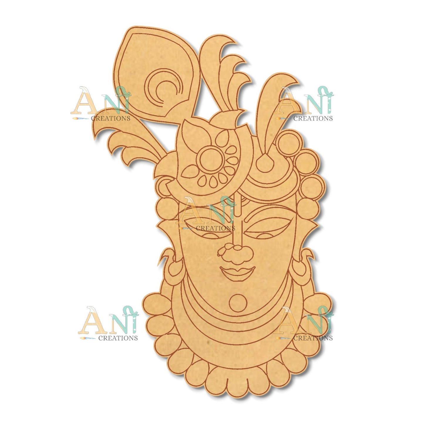 Shreenath ji 1 MDF Cutout