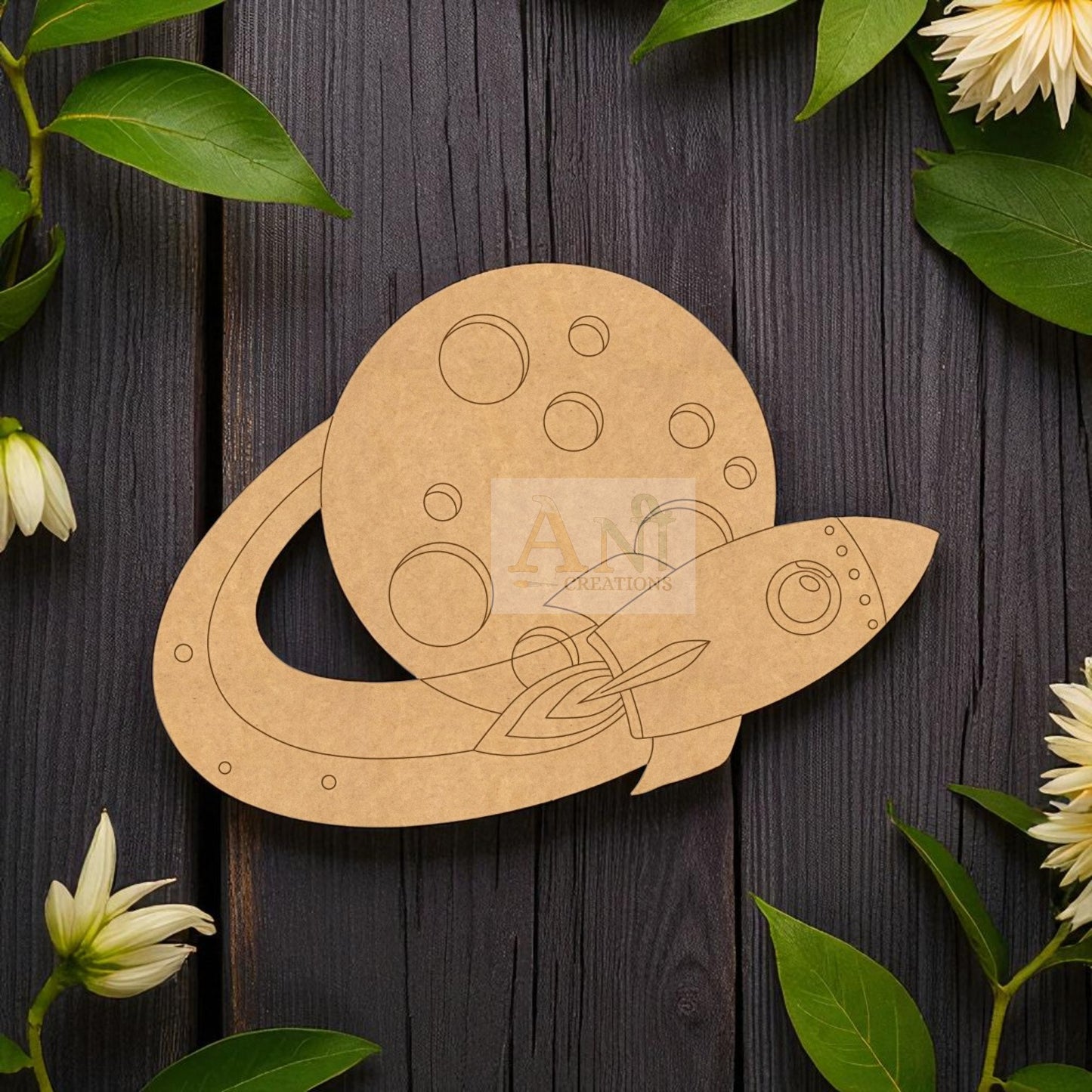 Space Planet 02 MDF Cutout