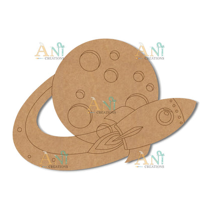 Space Planet 02 MDF Cutout