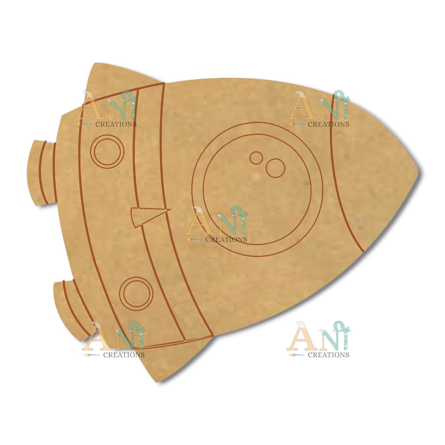 Spaceship MDF Cutout