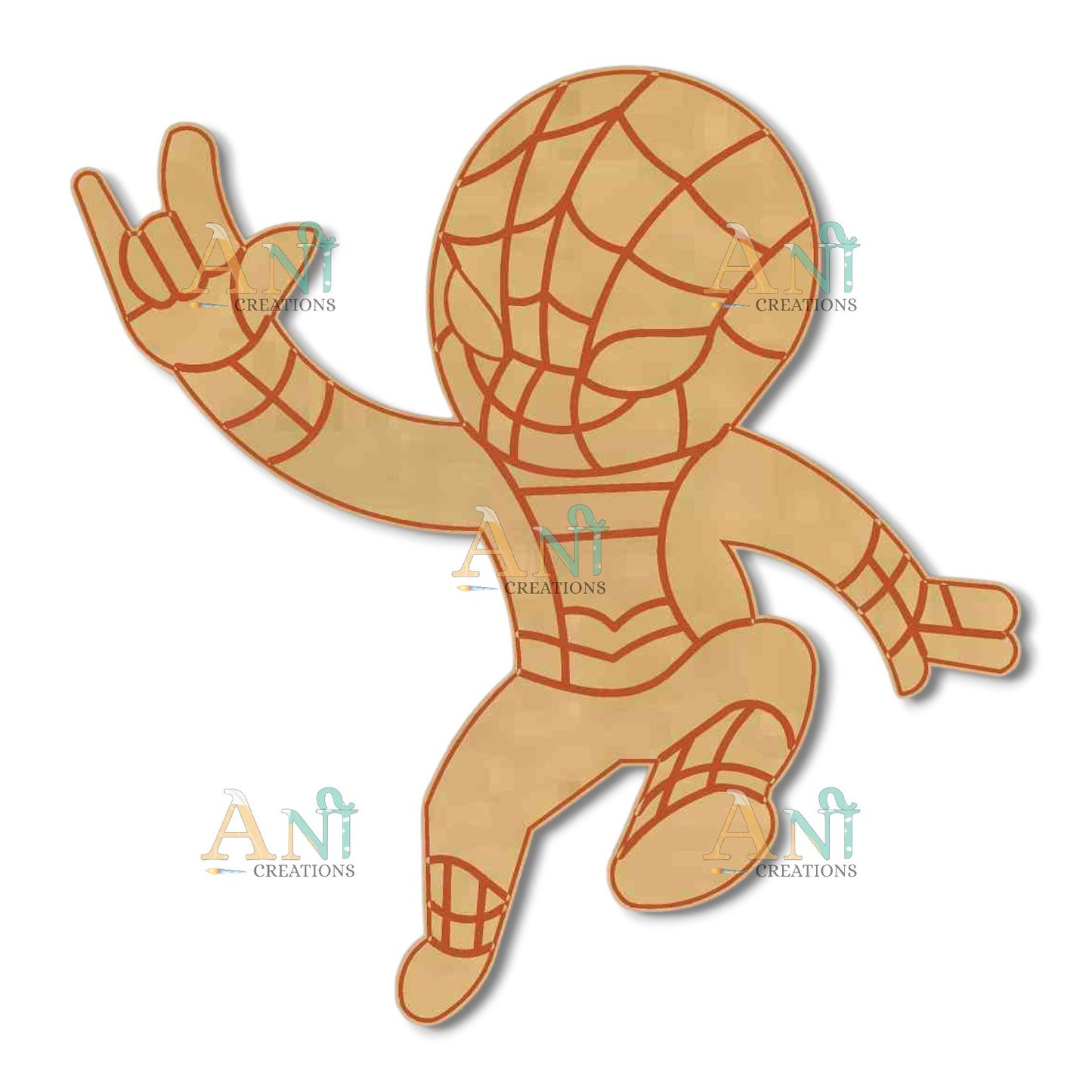 Spiderman 01 MDF Cutout