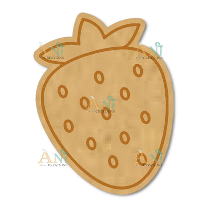 Strawberry 1 MDF Cutout