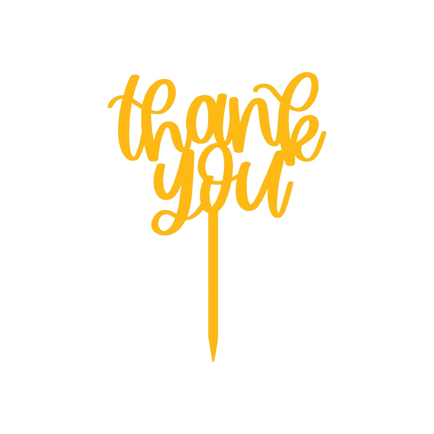 Thank You Cake Topper