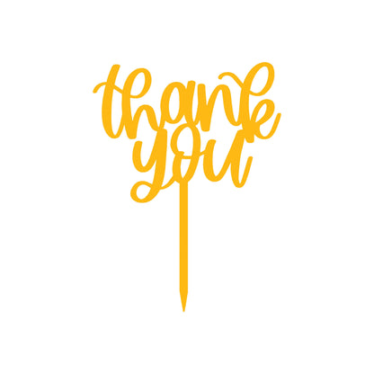 Thank You Cake Topper