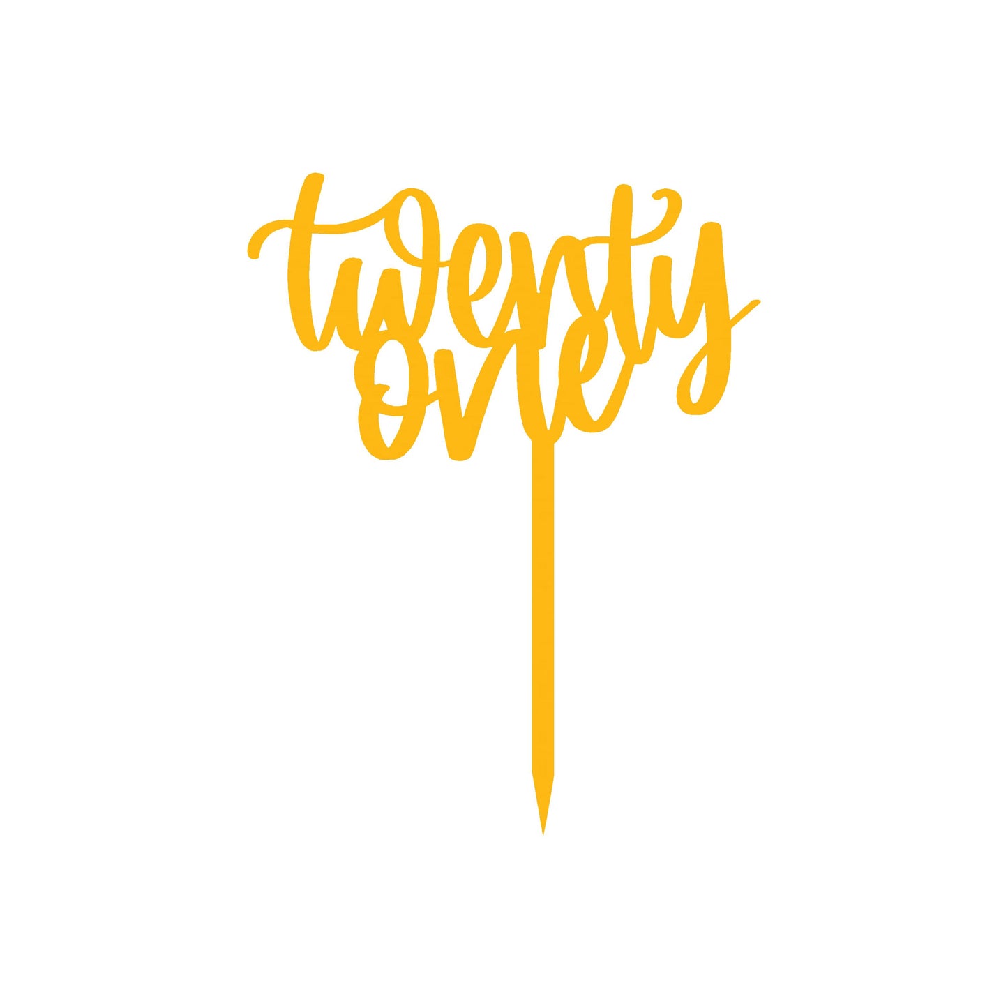 Twenty One Cake Topper