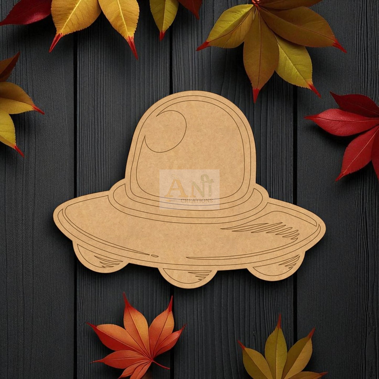 UFO Space MDF Cutout