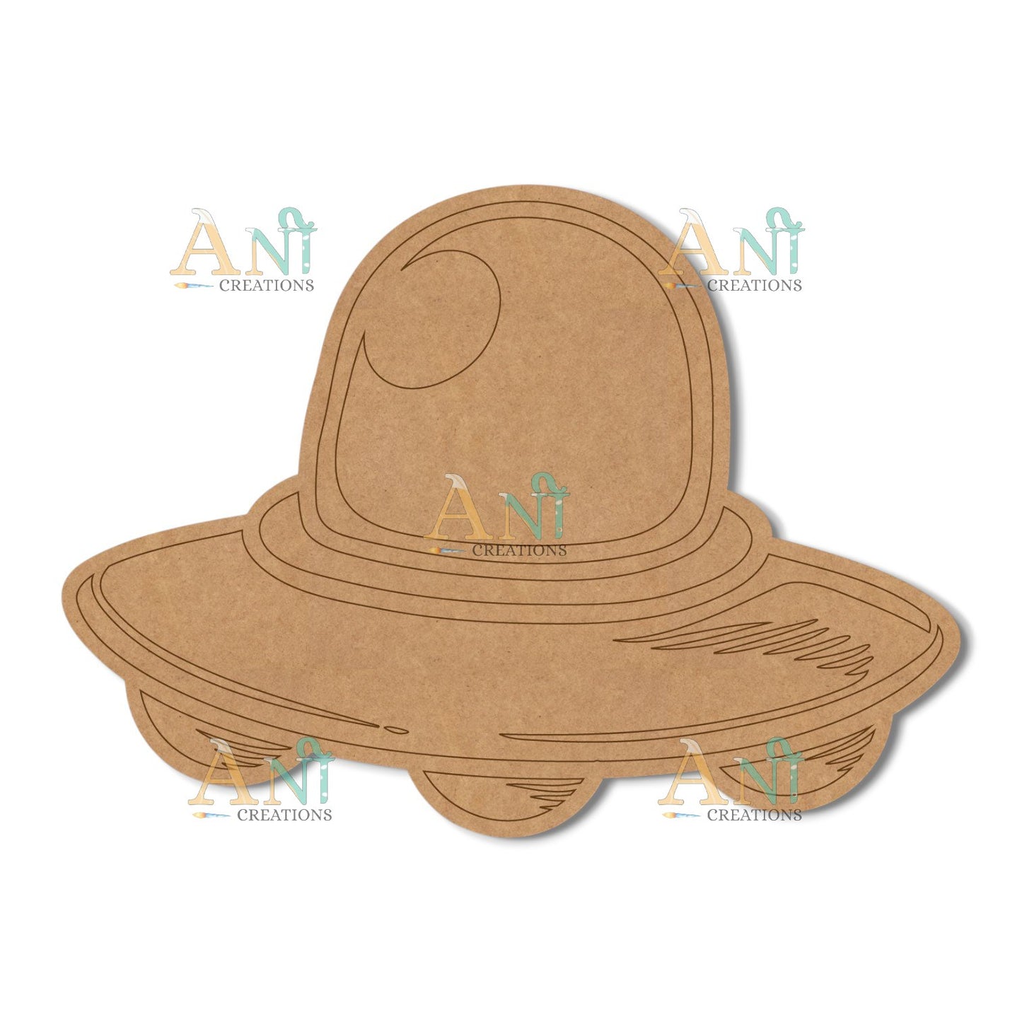 UFO Space MDF Cutout