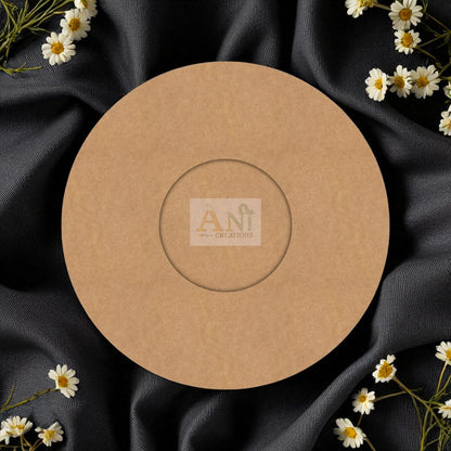 MDF Circle T-Light Holder