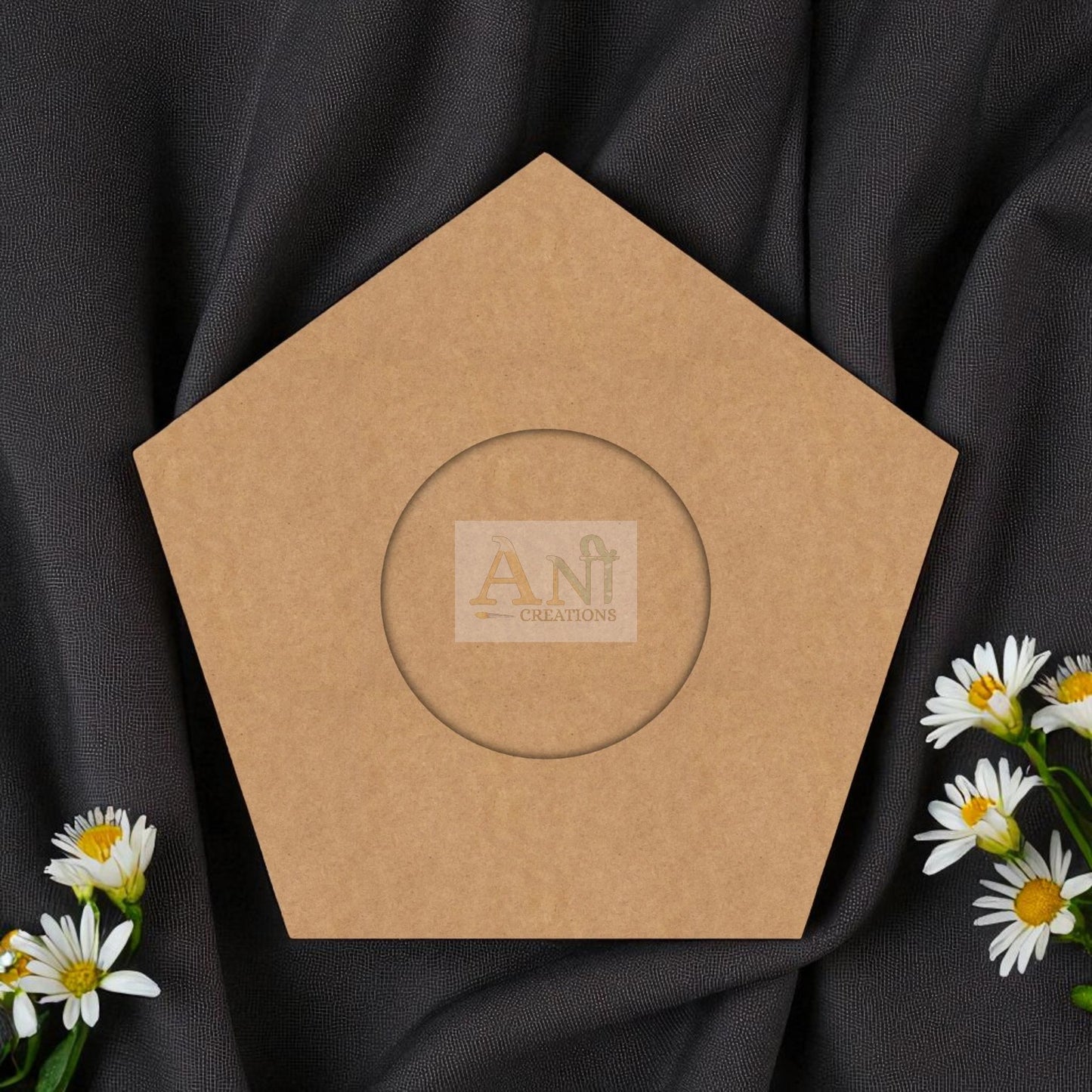 MDF Hexagonal T-Light Holder