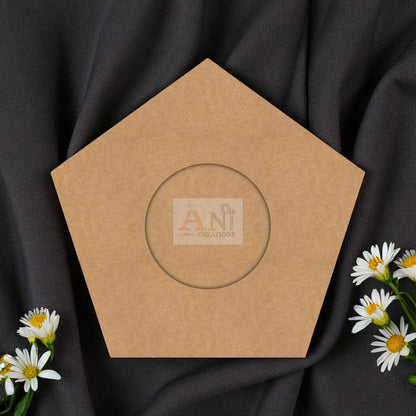 MDF Hexagonal T-Light Holder