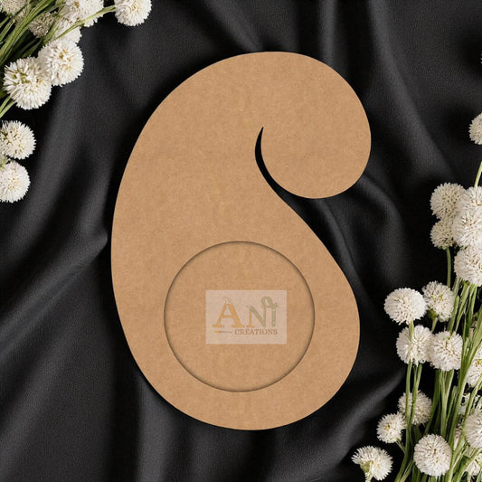 MDF Peacock Shape T-Light Holder