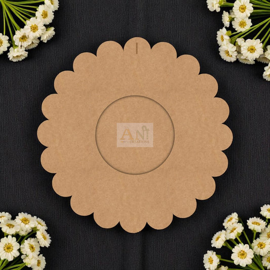 MDF  Bloomed Flower T-Light Holder