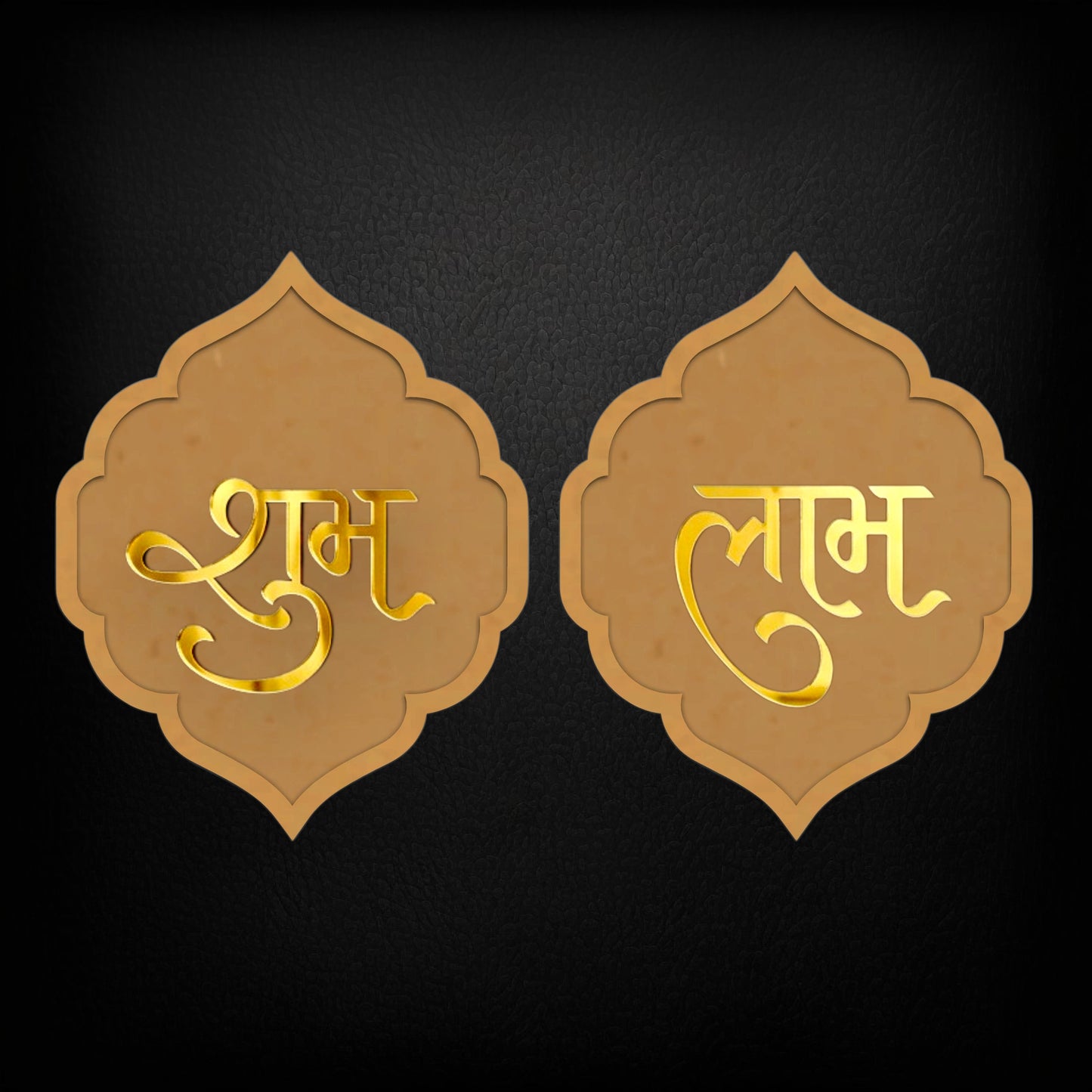 curved panel double layer Shubh Labh MDF acrylic Design 34