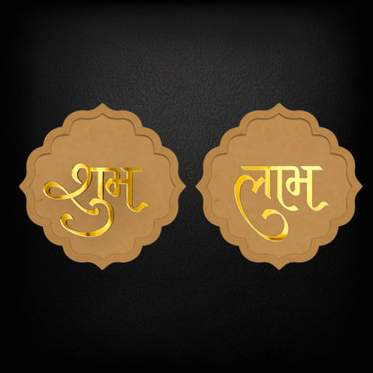 curved panel double layer Shubh Labh MDF acrylic Design 35