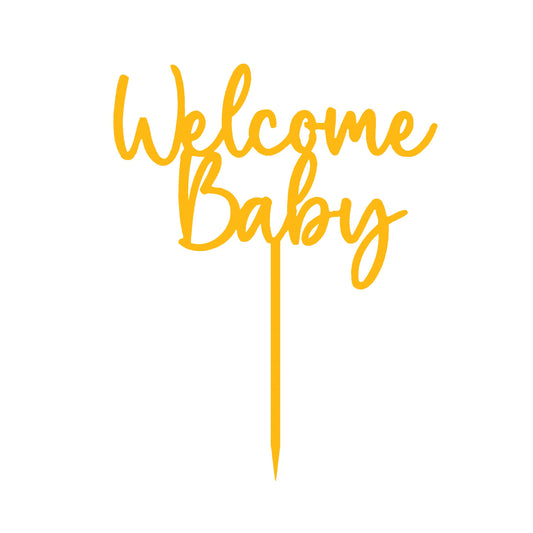 Welcome Baby 1 Cake  Topper