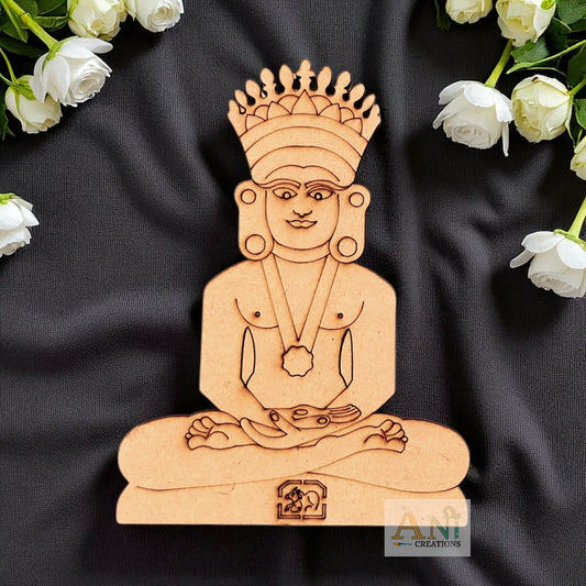 Jain God MDF Cutout