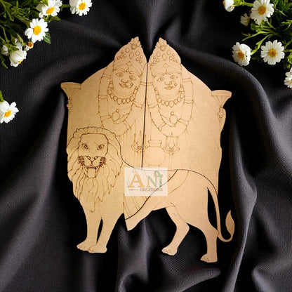 Chamunda mata MDF Cutout