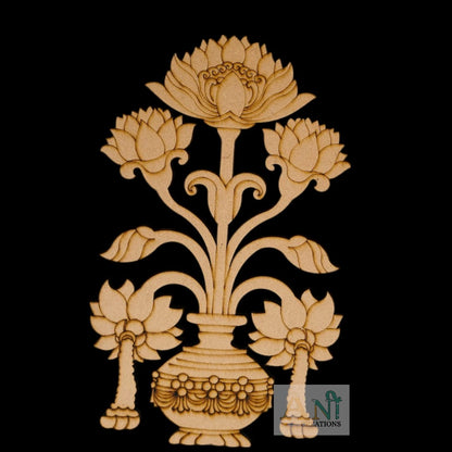 Rajwadi Floral Motif Pre Mark Cutout 2