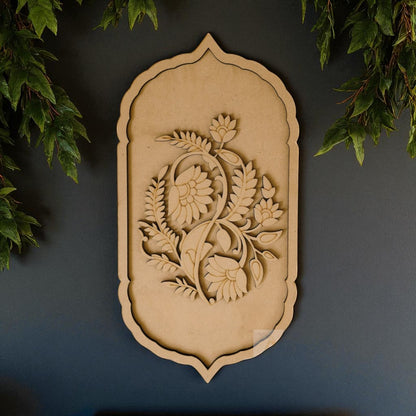 Rajwadi Floral Motif Pre Mark Cutout 5