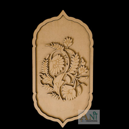 Rajwadi Floral Motif Pre Mark Cutout 5