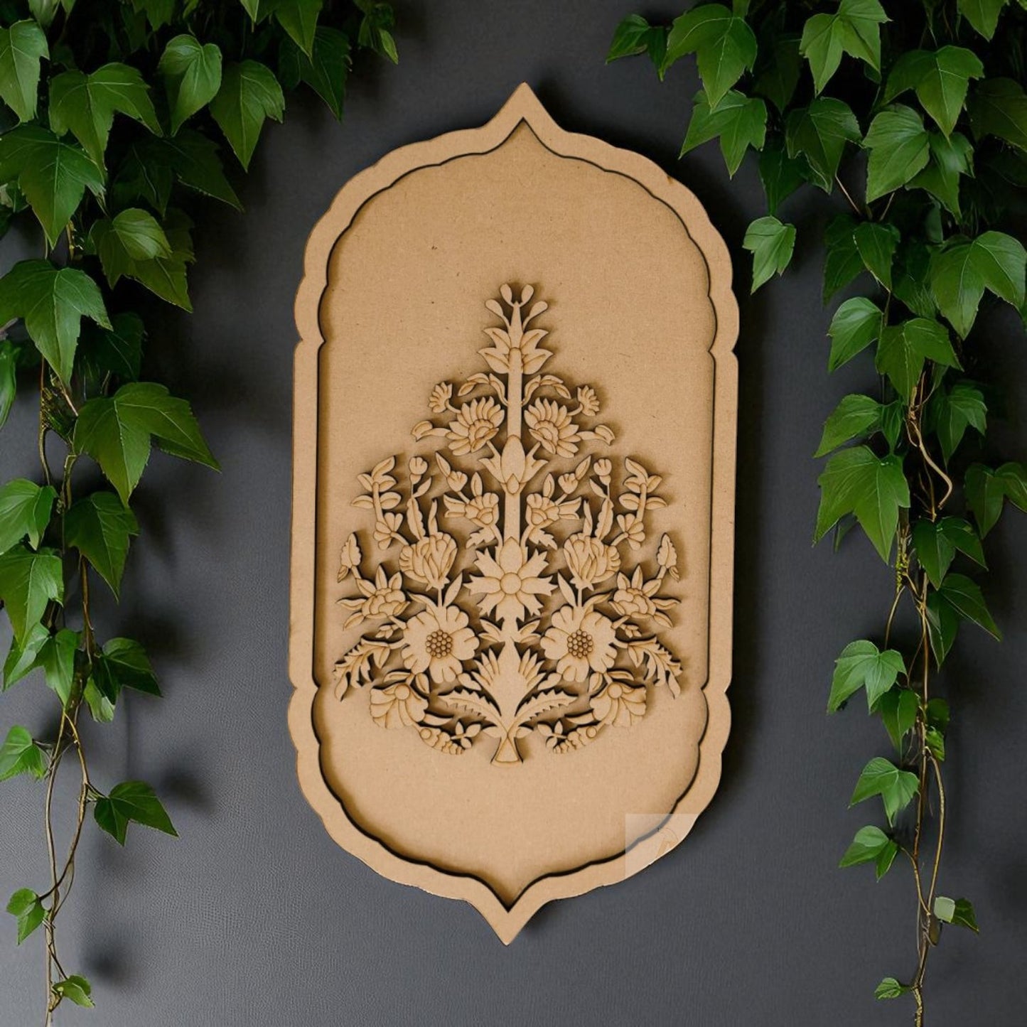 Rajwadi Floral Motif Pre Mark Cutout 3