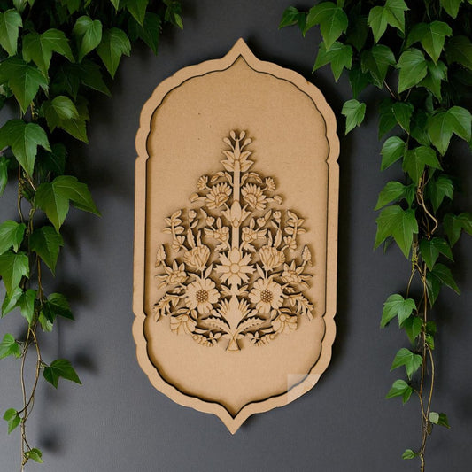 Rajwadi Floral Motif Pre Mark Cutout 3