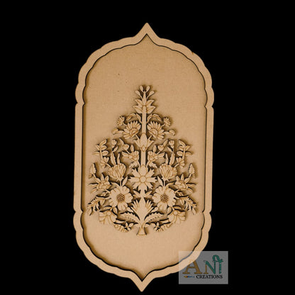 Rajwadi Floral Motif Pre Mark Cutout 3