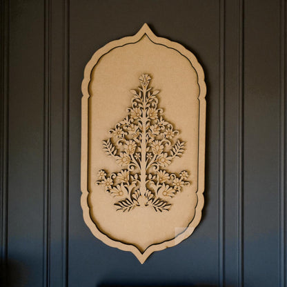 Rajwadi Floral Motif Pre Mark Cutout 4